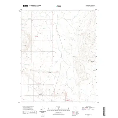 2020 Map of Ojo Hedionda, 2020 Print
