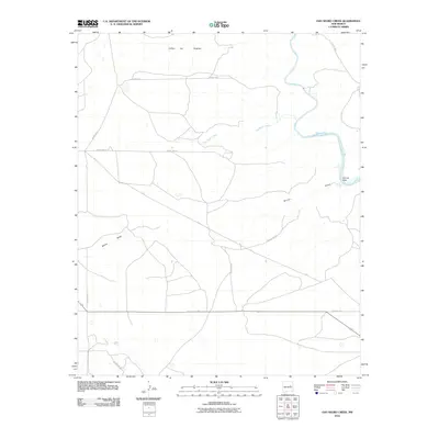 2010 Map of Ojo Negro Creek, 2010 Print