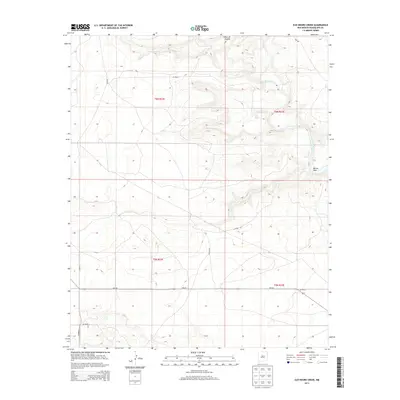 2013 Map of Ojo Negro Creek, 2013 Print