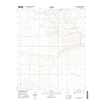 2017 Map of Ojo Negro Creek, 2017 Print