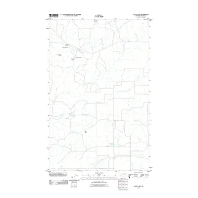 2011 Map of O'Juel Lake, 2011 Print