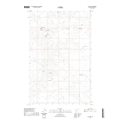 2020 Map of O'Juel Lake, 2020 Print