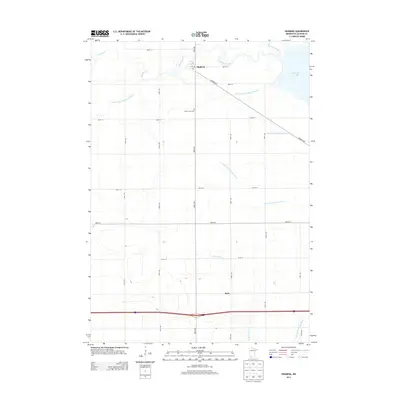 2013 Map of Okabena, 2013 Print