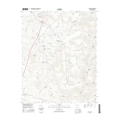 2016 Map of Okalona, 2016 Print