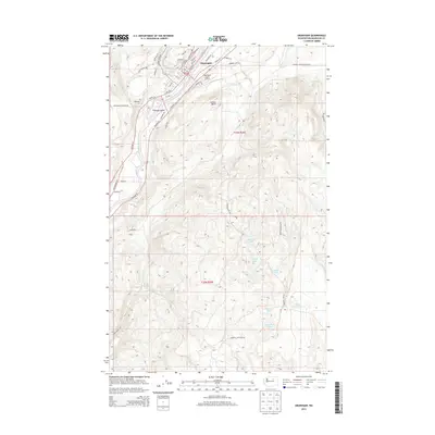 2014 Map of Okanogan, 2014 Print