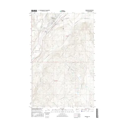 2017 Map of Okanogan, 2017 Print