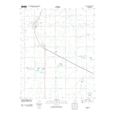 2009 Map of Okarche, 2009 Print
