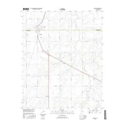 2016 Map of Okarche, 2016 Print