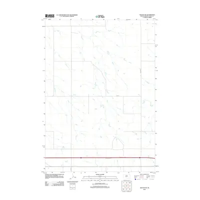 2012 Map of Okaton NE, 2012 Print