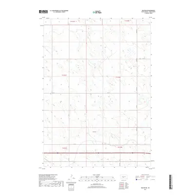 2017 Map of Okaton NE, 2017 Print