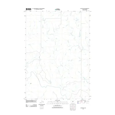 2012 Map of Okaton SE, 2012 Print