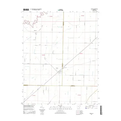 2014 Map of O'Kean, 2014 Print