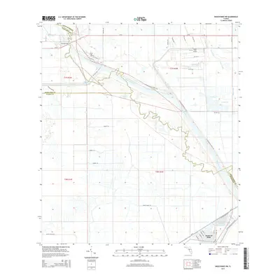 2015 Map of Okeechobee NW, 2015 Print