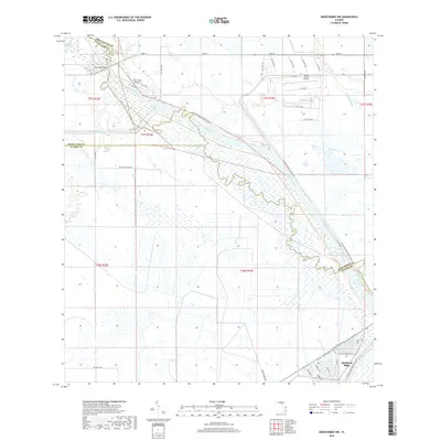 2018 Map of Okeechobee NW, 2018 Print