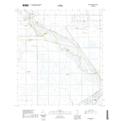 2021 Map of Okeechobee NW, 2021 Print