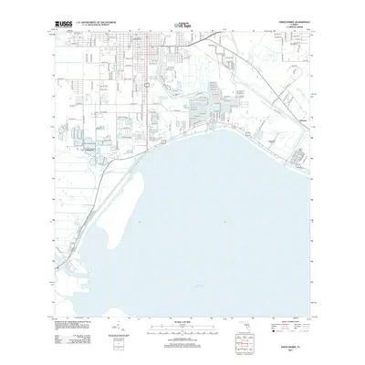 2012 Map of Okeechobee, 2012 Print