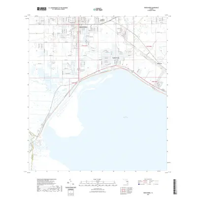 2021 Map of Okeechobee, 2021 Print