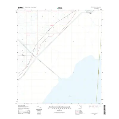 2015 Map of Okeechobee SW, 2015 Print