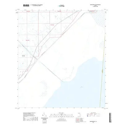 2021 Map of Okeechobee SW, 2021 Print