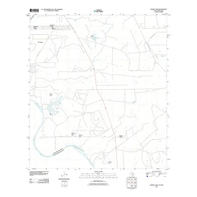 2010 Map of O'Keefe Lake, 2010 Print