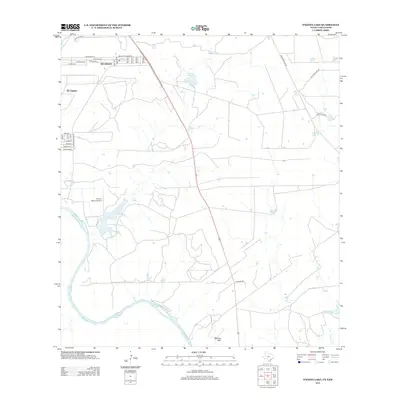 2013 Map of O'Keefe Lake, 2013 Print