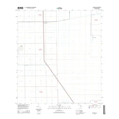 2015 Map of Okeelanta, 2015 Print