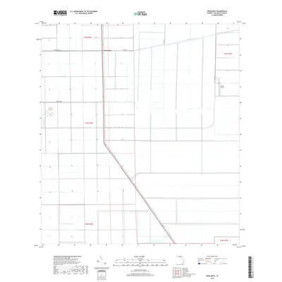 2018 Map of Okeelanta, 2018 Print