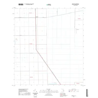 2021 Map of Okeelanta, 2021 Print