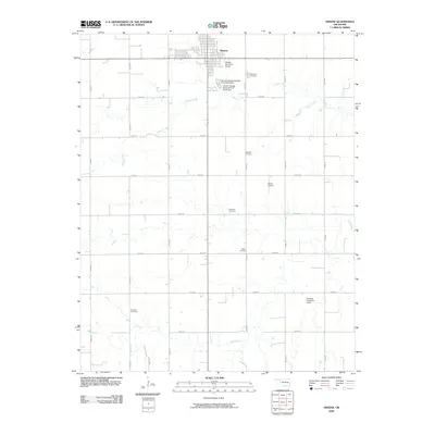 2009 Map of Okeene, 2009 Print