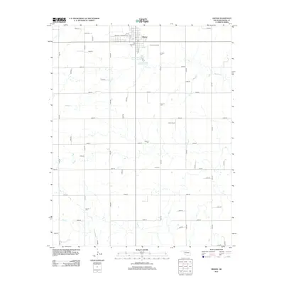 2012 Map of Okeene, 2012 Print