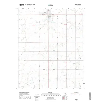 2018 Map of Okeene, 2018 Print