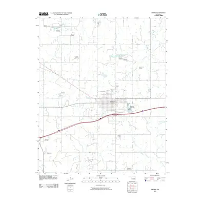 2009 Map of Okemah, 2009 Print