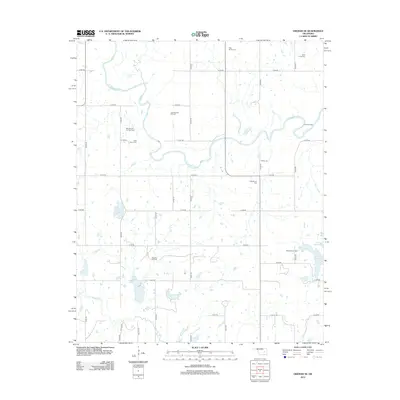 2012 Map of Okemah SE, 2012 Print