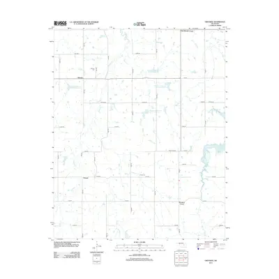 2012 Map of Okfuskee, 2012 Print