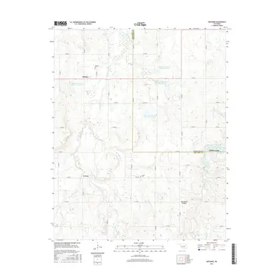 2016 Map of Okfuskee, 2016 Print