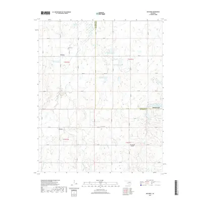 2018 Map of Okfuskee, 2018 Print