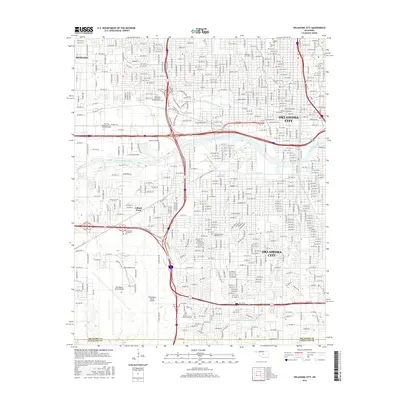 2016 Map of Oklahoma City, 2016 Print