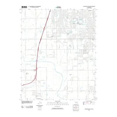 2009 Map of Oklahoma City SE, 2009 Print