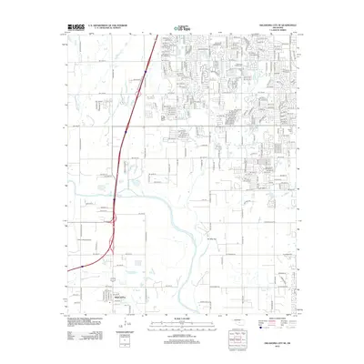 2012 Map of Oklahoma City SE, 2012 Print