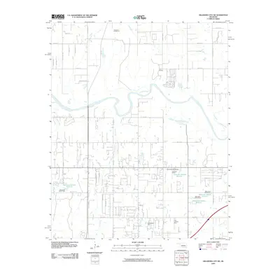 2009 Map of Oklahoma City SW, 2009 Print