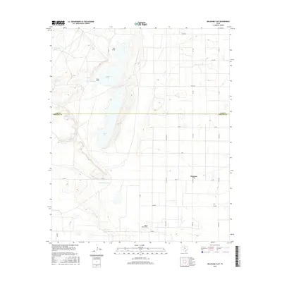 2016 Map of Oklahoma Flat, 2016 Print