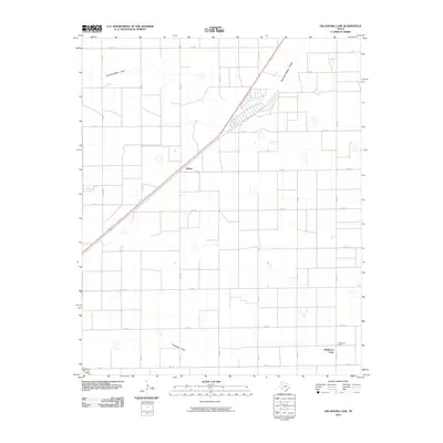 2010 Map of Oklahoma Lane, 2010 Print