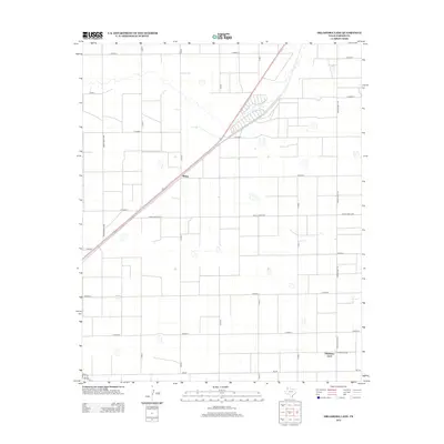2012 Map of Oklahoma Lane, 2012 Print
