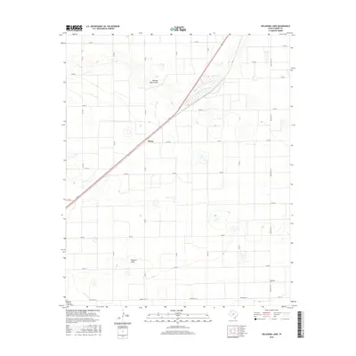 2016 Map of Oklahoma Lane, 2016 Print