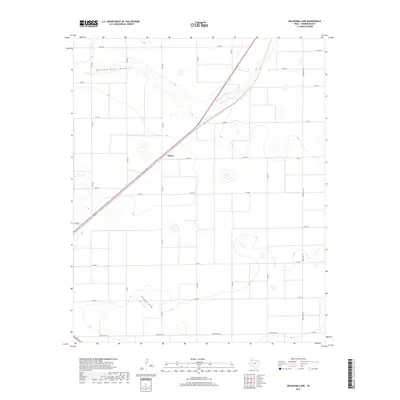 2019 Map of Oklahoma Lane, 2019 Print