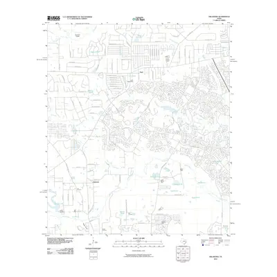 2010 Map of Oklahoma, 2010 Print