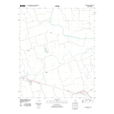 2010 Map of Oklaunion, 2010 Print