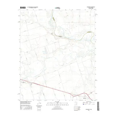 2016 Map of Oklaunion, 2016 Print