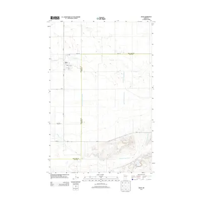 2013 Map of Oklee, 2013 Print