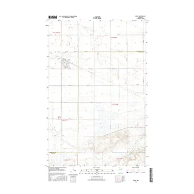 2016 Map of Oklee, 2016 Print